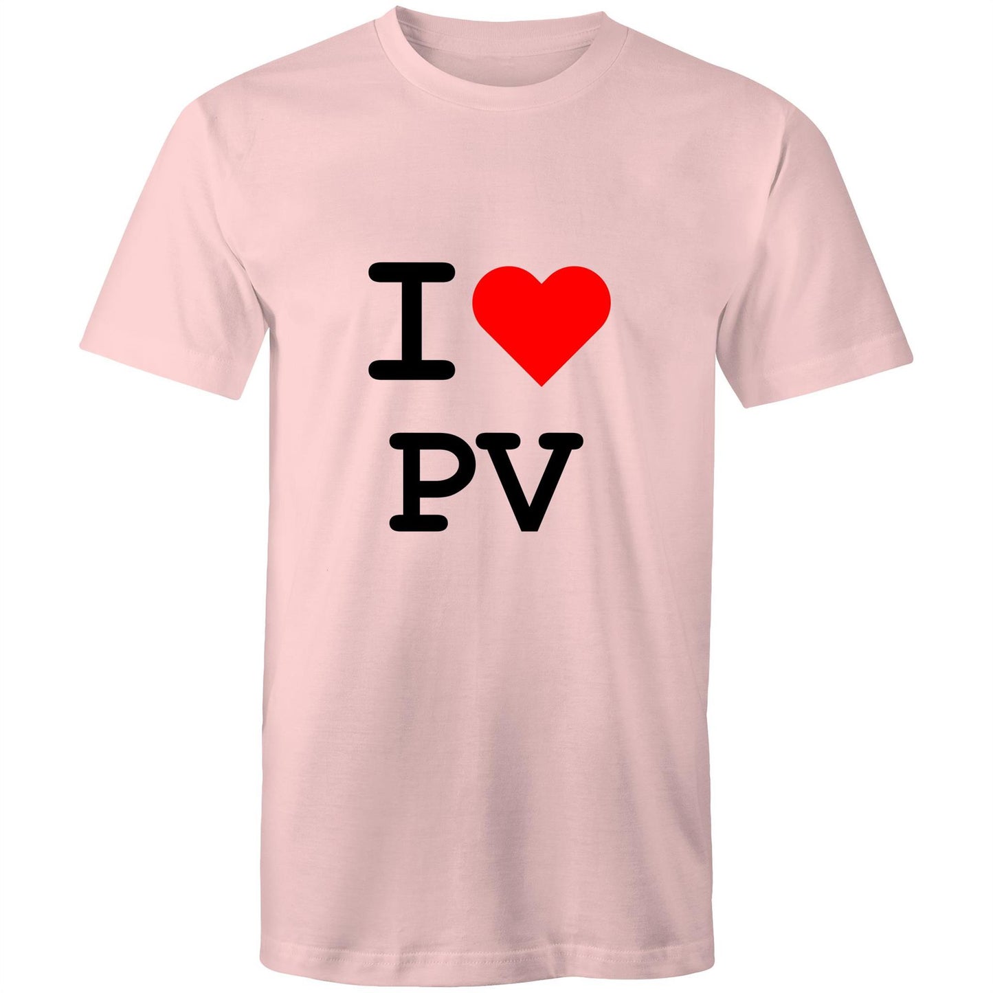 I love Pascoe Vale - Black text T-shirt