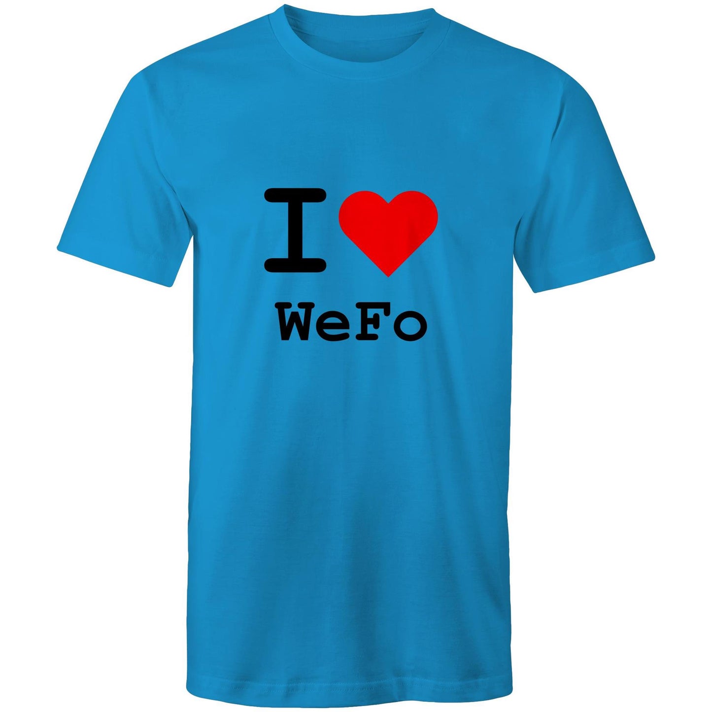 I love West Footscray - Black text T-shirt