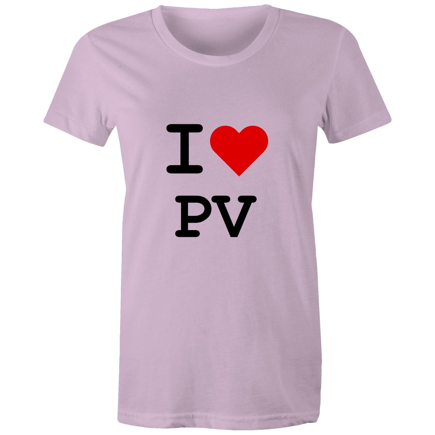 Heart Pascoe Vale - Women's Tee black text