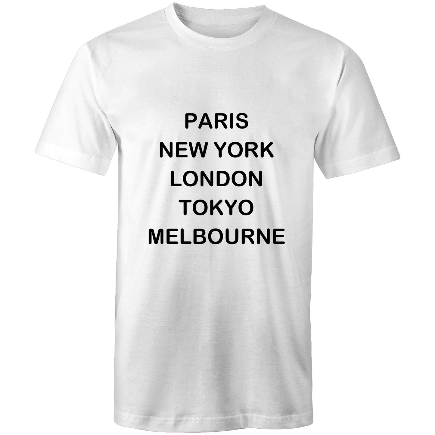 Cities of the World - Melbourne - Black text classic T-shirt