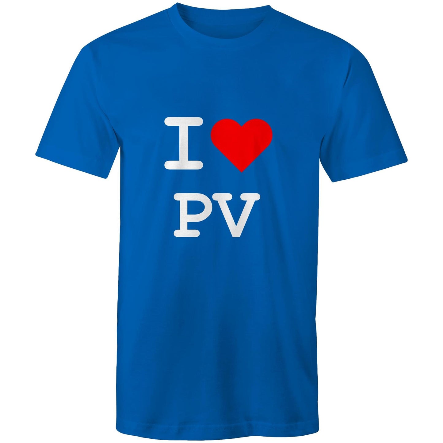 I love Pascoe Vale - White text T-shirt