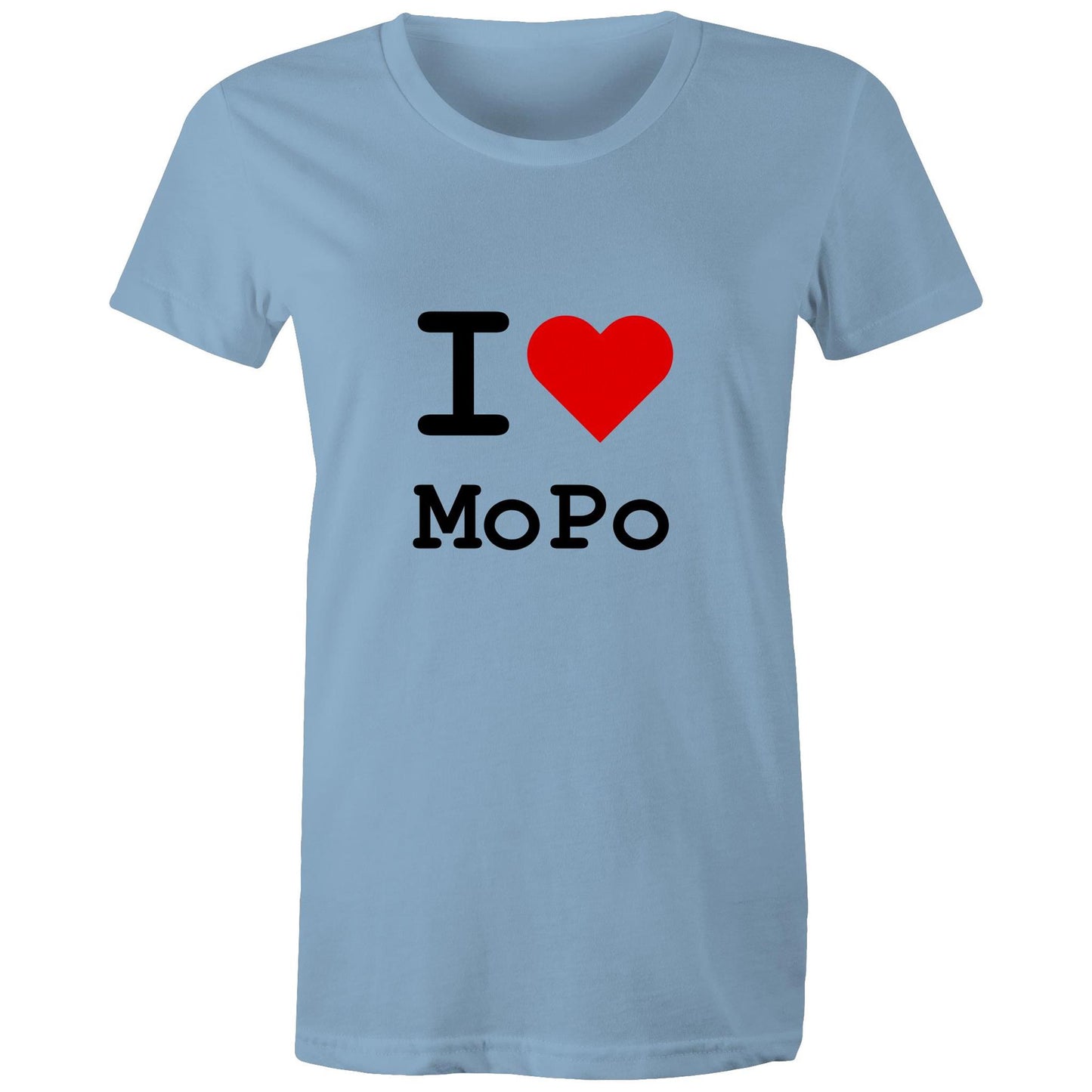 Heart Moonee Ponds - Women's Tee black text