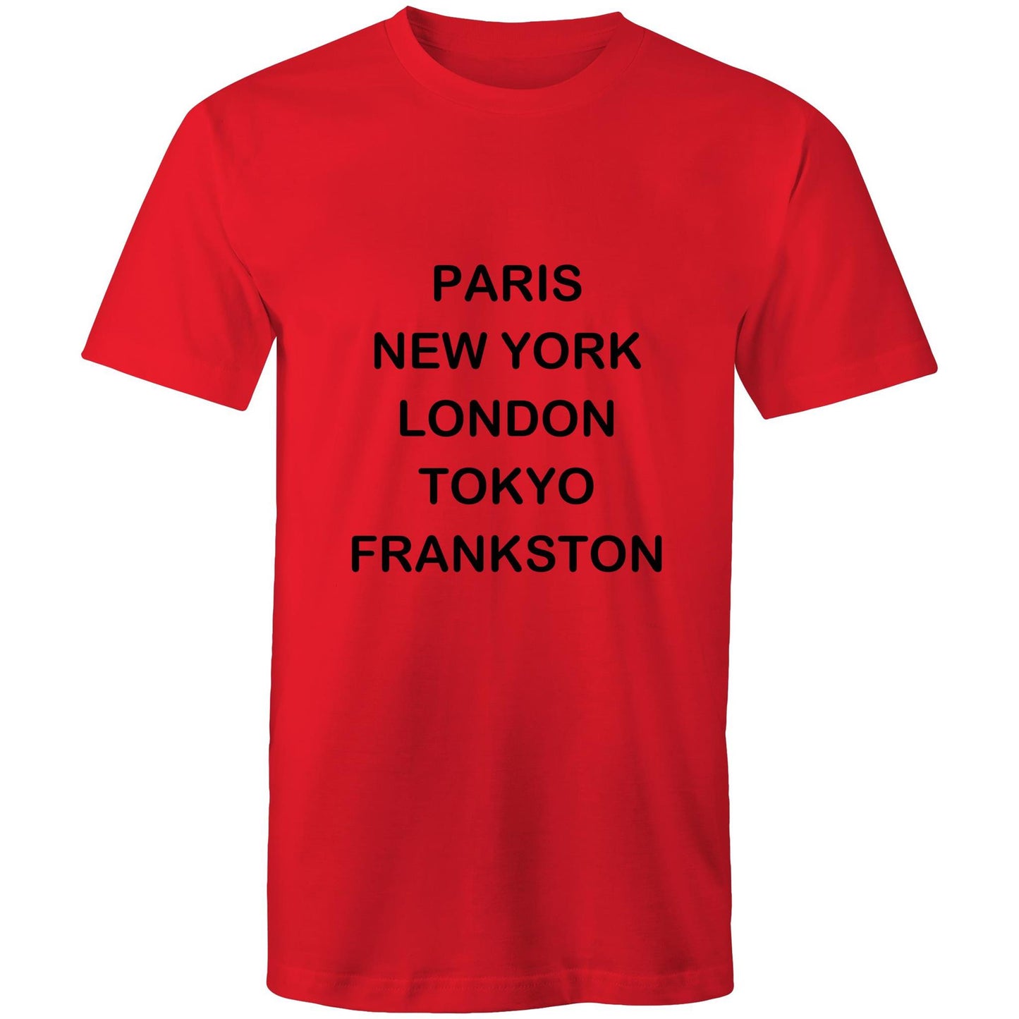 Cities of the World - Frankston - Black text classic T-shirt