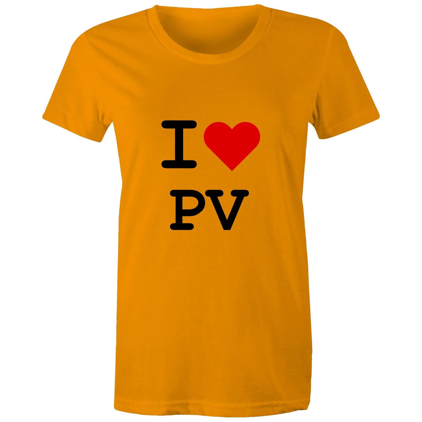 Heart Pascoe Vale - Women's Tee black text