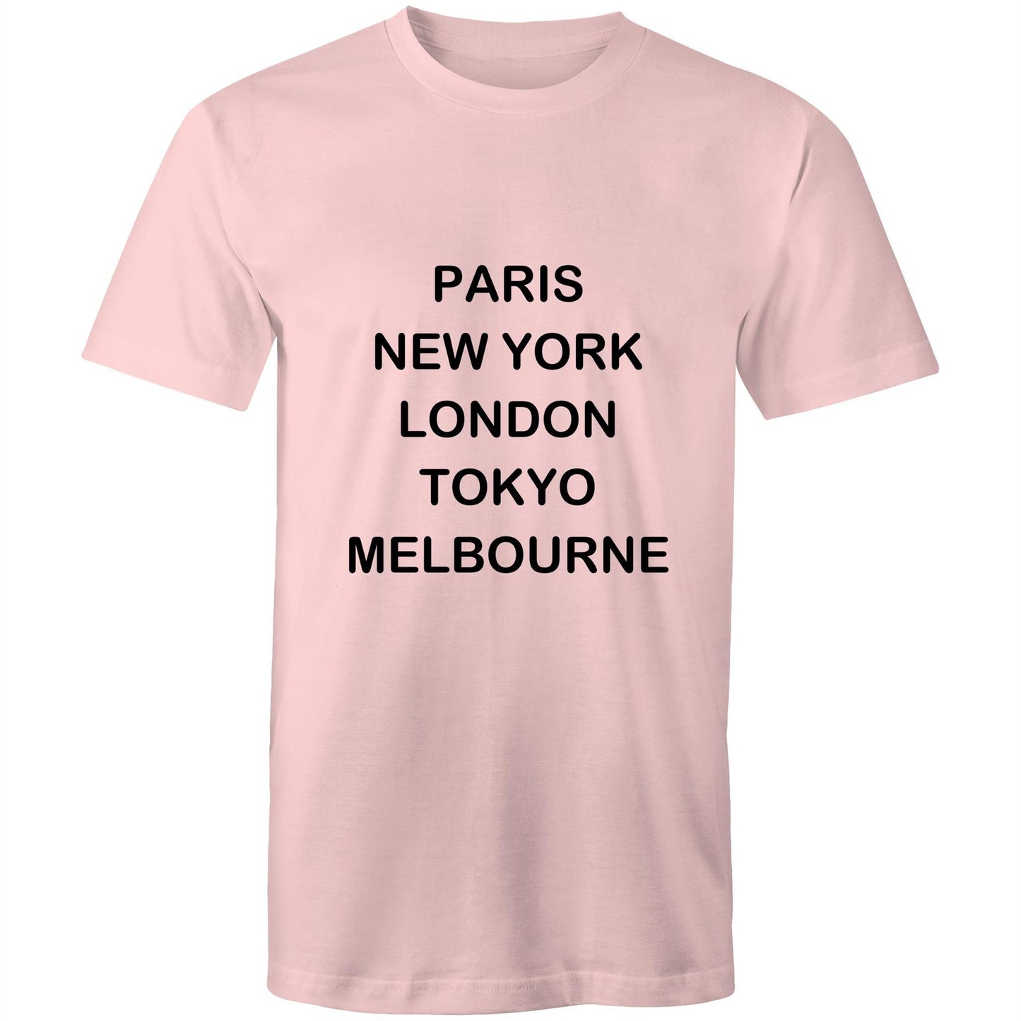 Cities of the World - Melbourne - Black text classic T-shirt