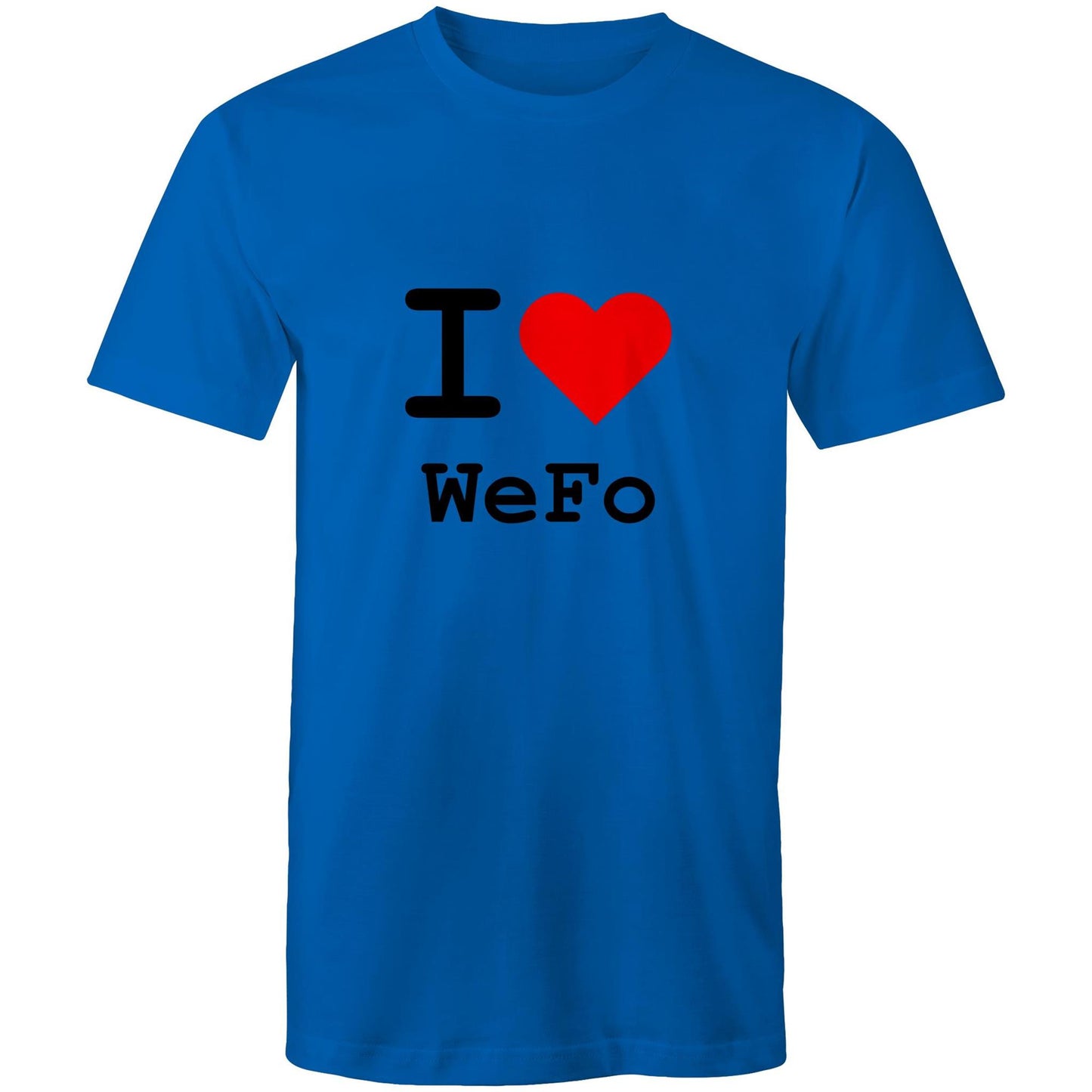 I love West Footscray - Black text T-shirt