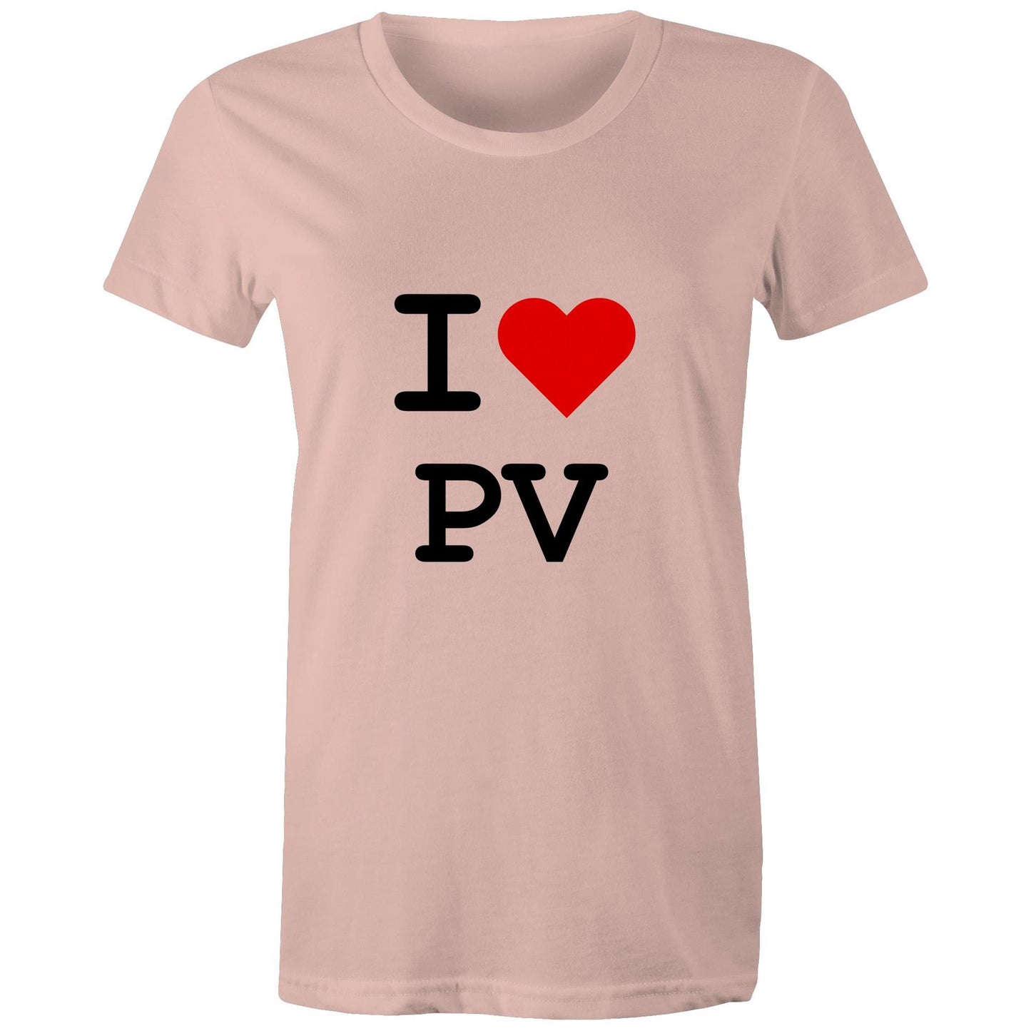 Heart Pascoe Vale - Women's Tee black text