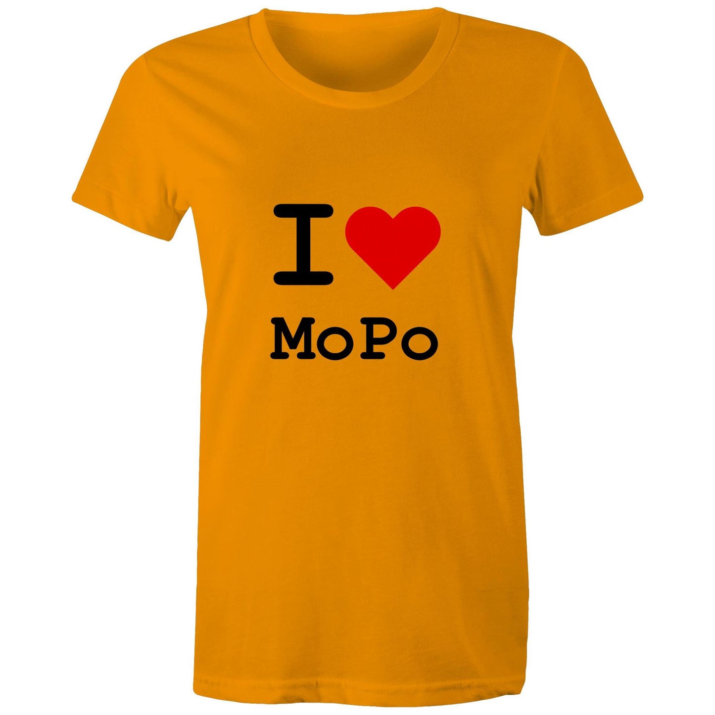 Heart Moonee Ponds - Women's Tee black text