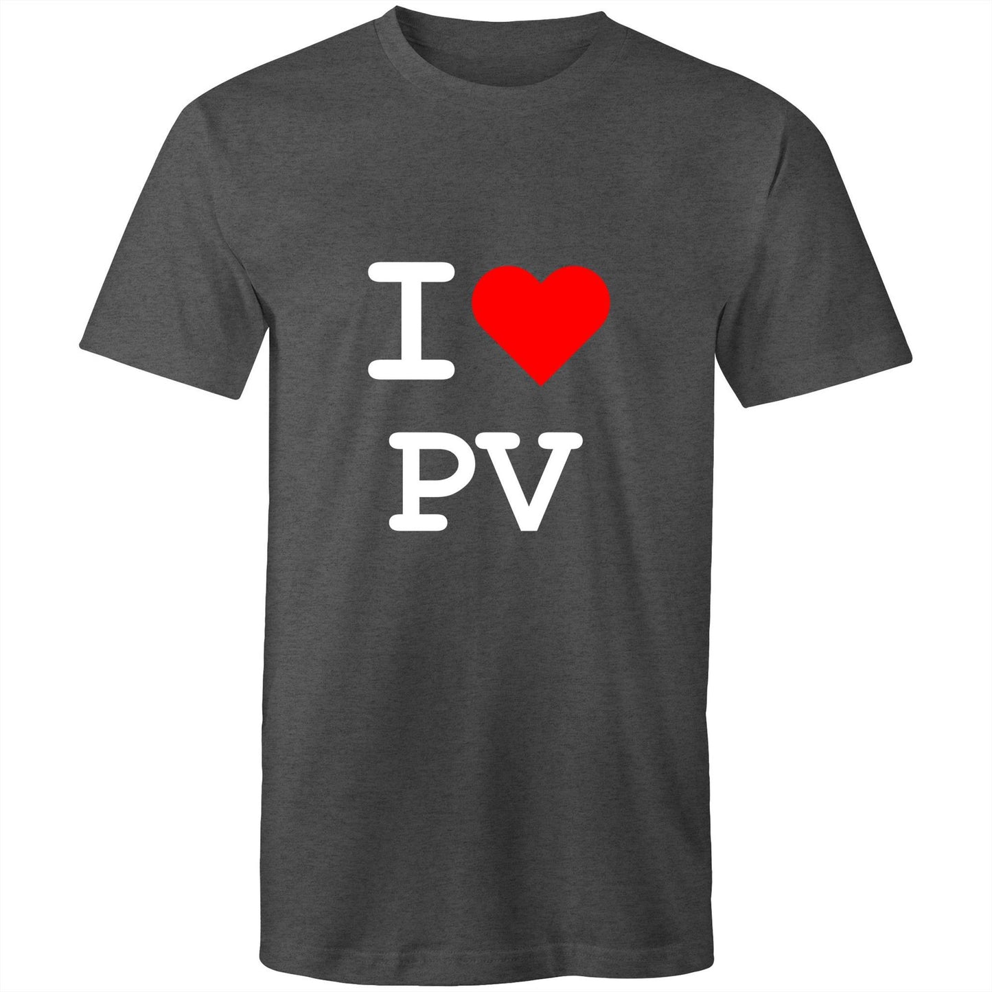 I love Pascoe Vale - White text T-shirt
