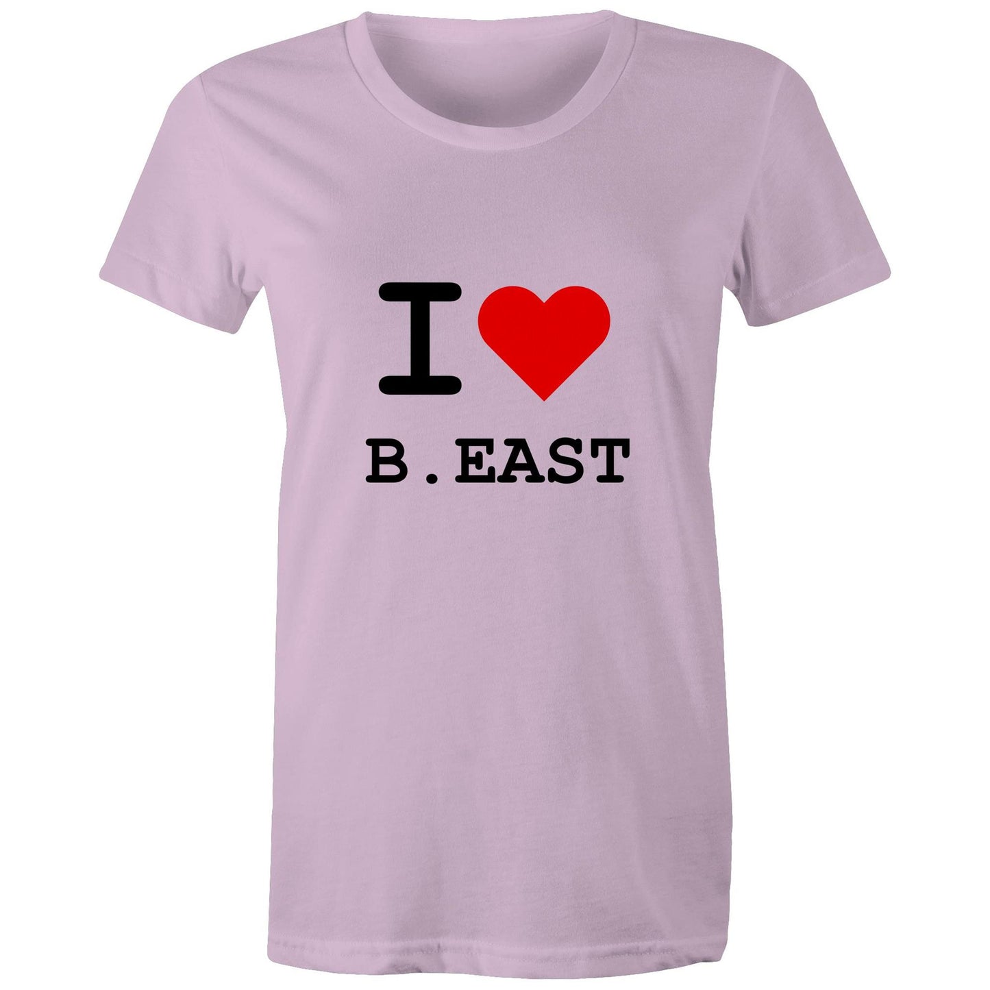 Heart Brunswick East - Women's Tee black text
