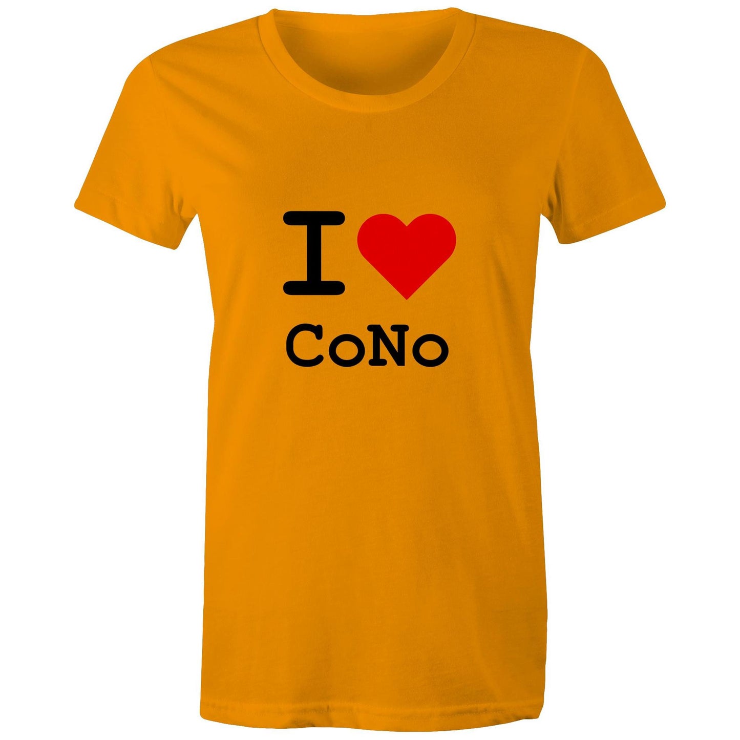 Heart Coburg North - Women's Tee black text