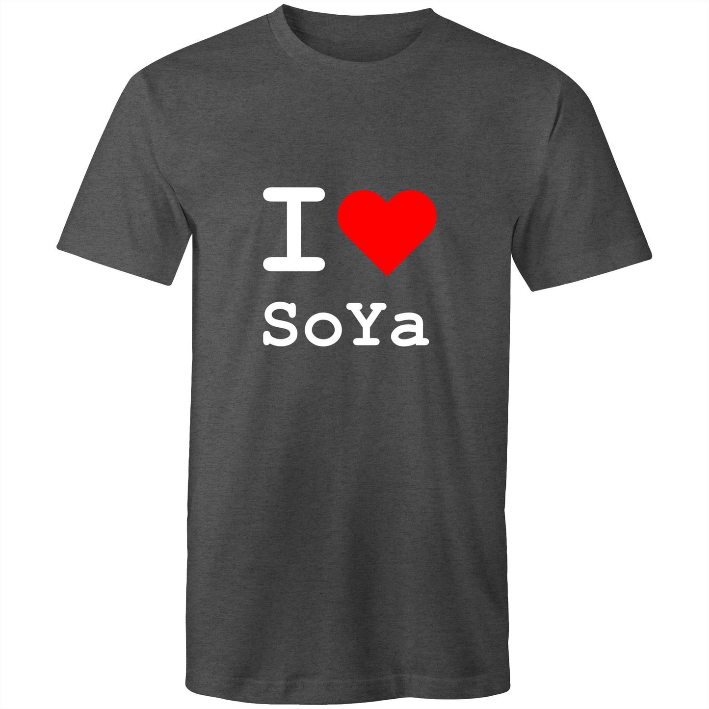 I love South Yarra - White text T-shirt