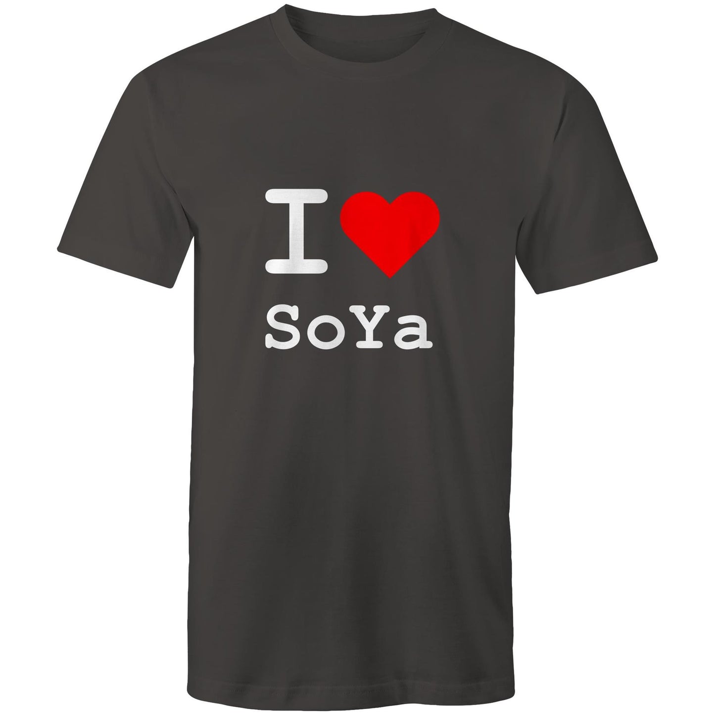 I love South Yarra - White text T-shirt