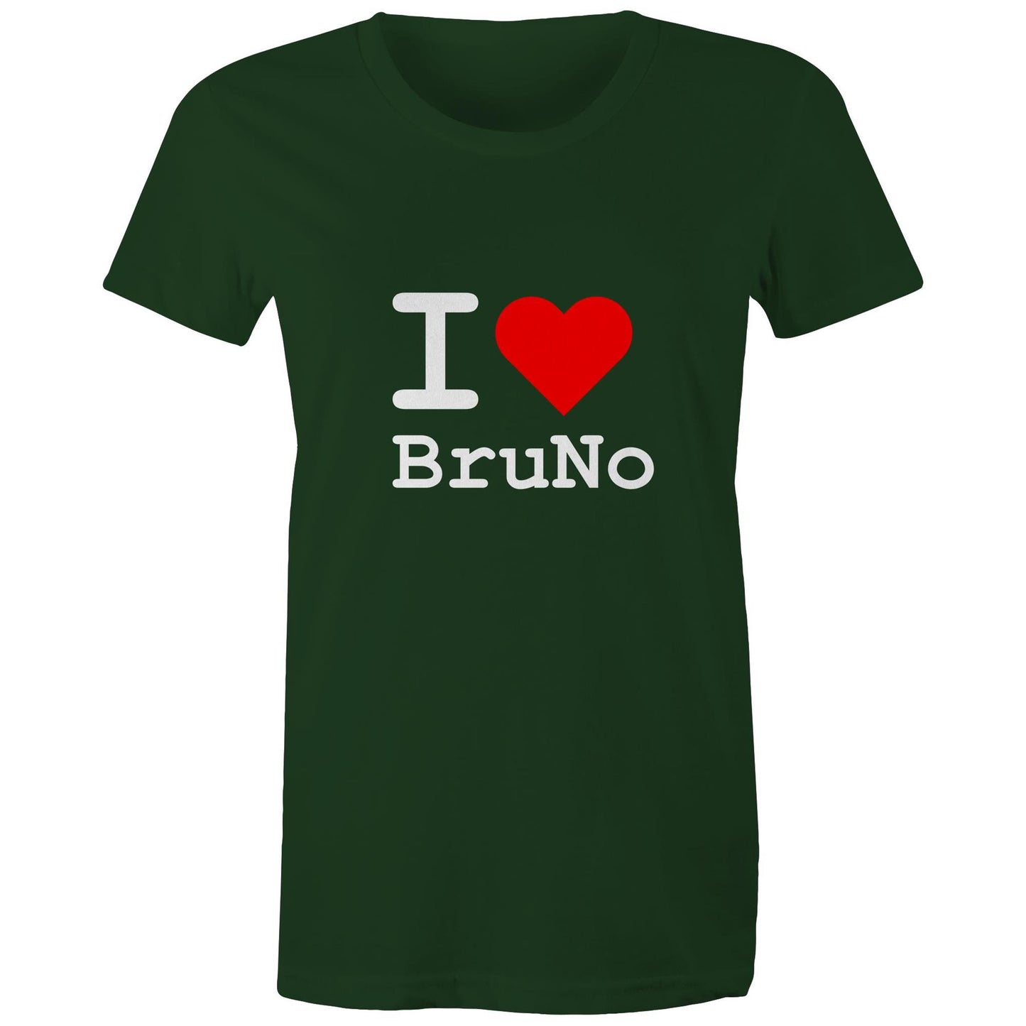 Heart Brunswick North - Women's Tee white text