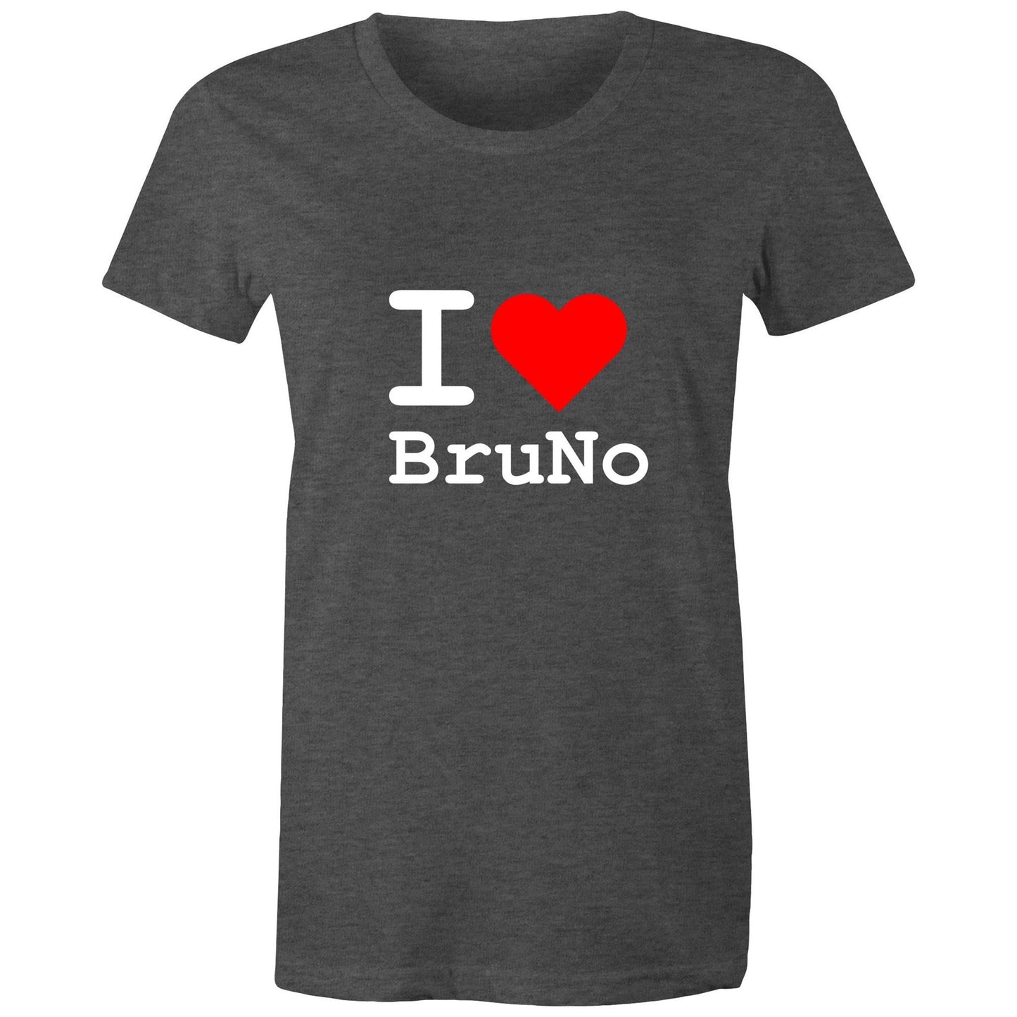 Heart Brunswick North - Women's Tee white text