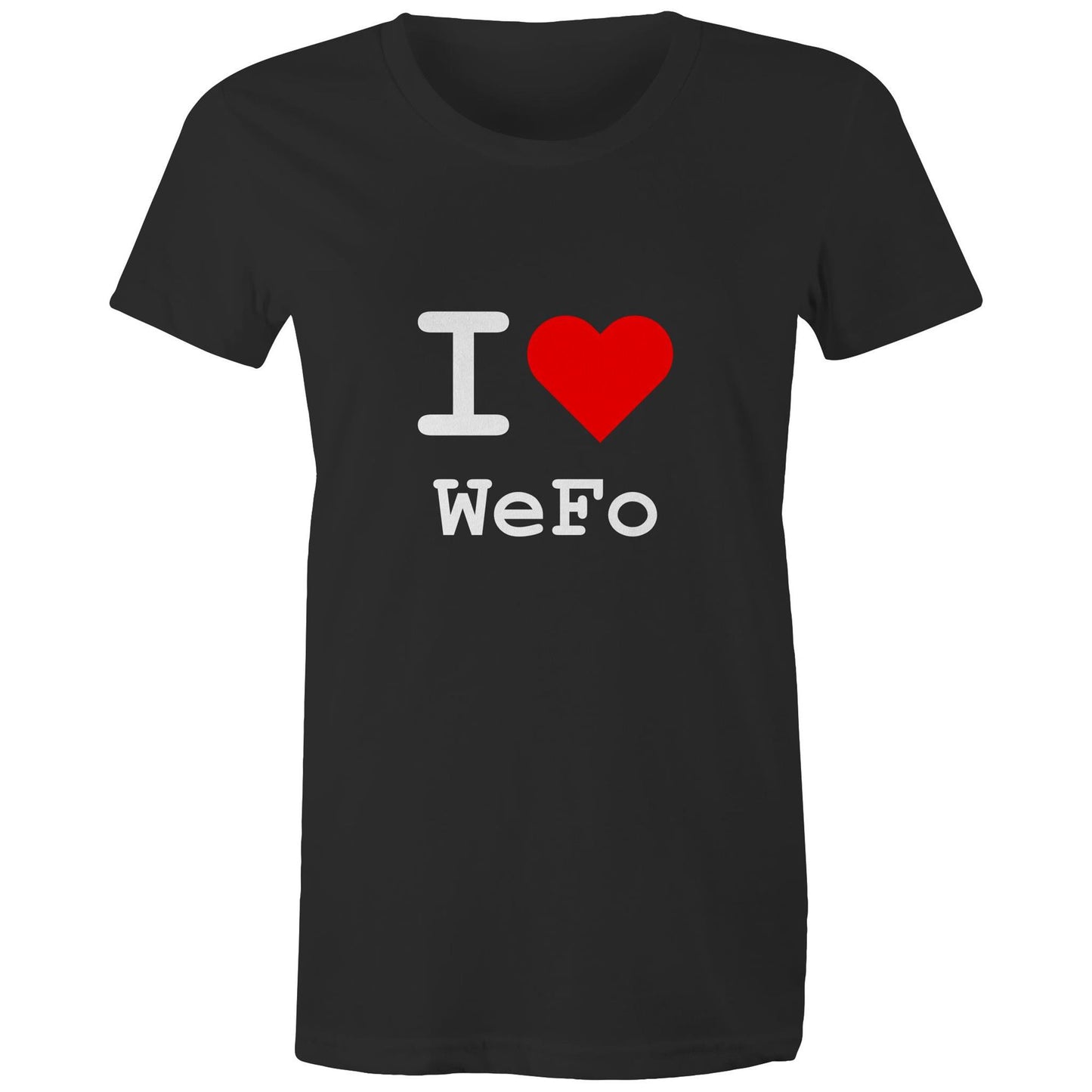 Heart West Footscray - Women's Tee white text