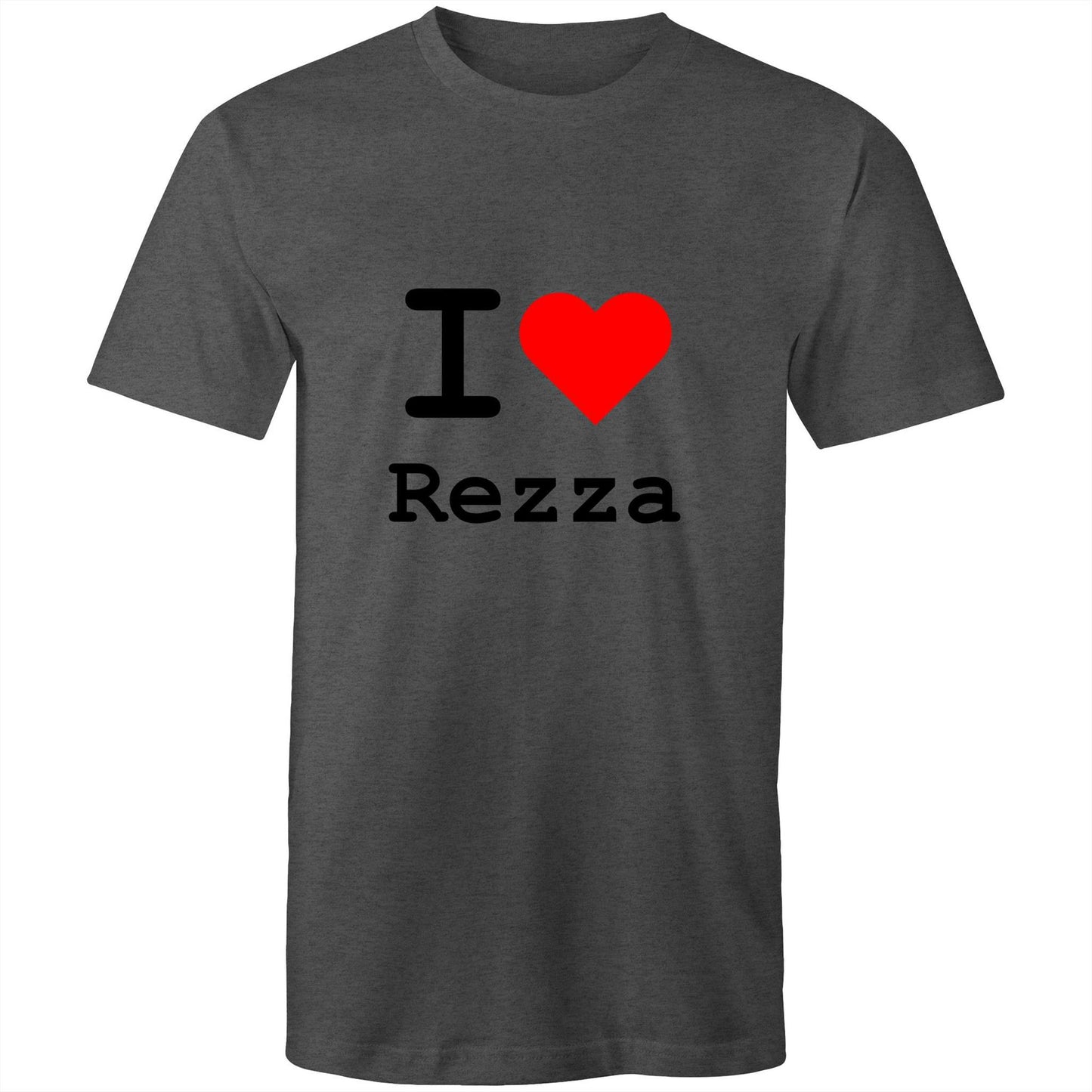 I love Reservoir - Black text T-shirt
