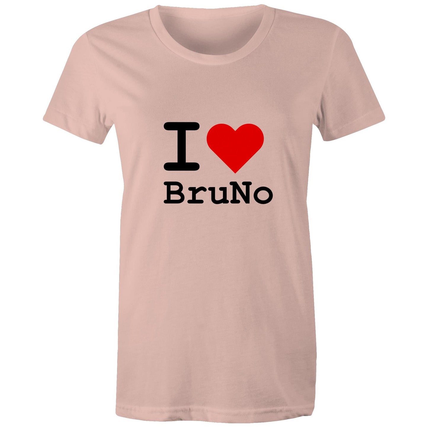 Heart Brunswick North - Women's Tee black text