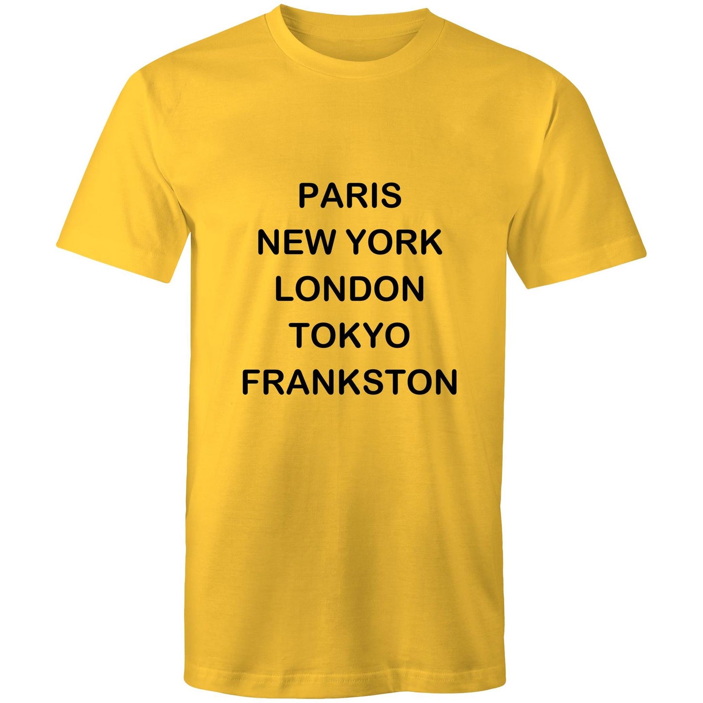 Cities of the World - Frankston - Black text classic T-shirt
