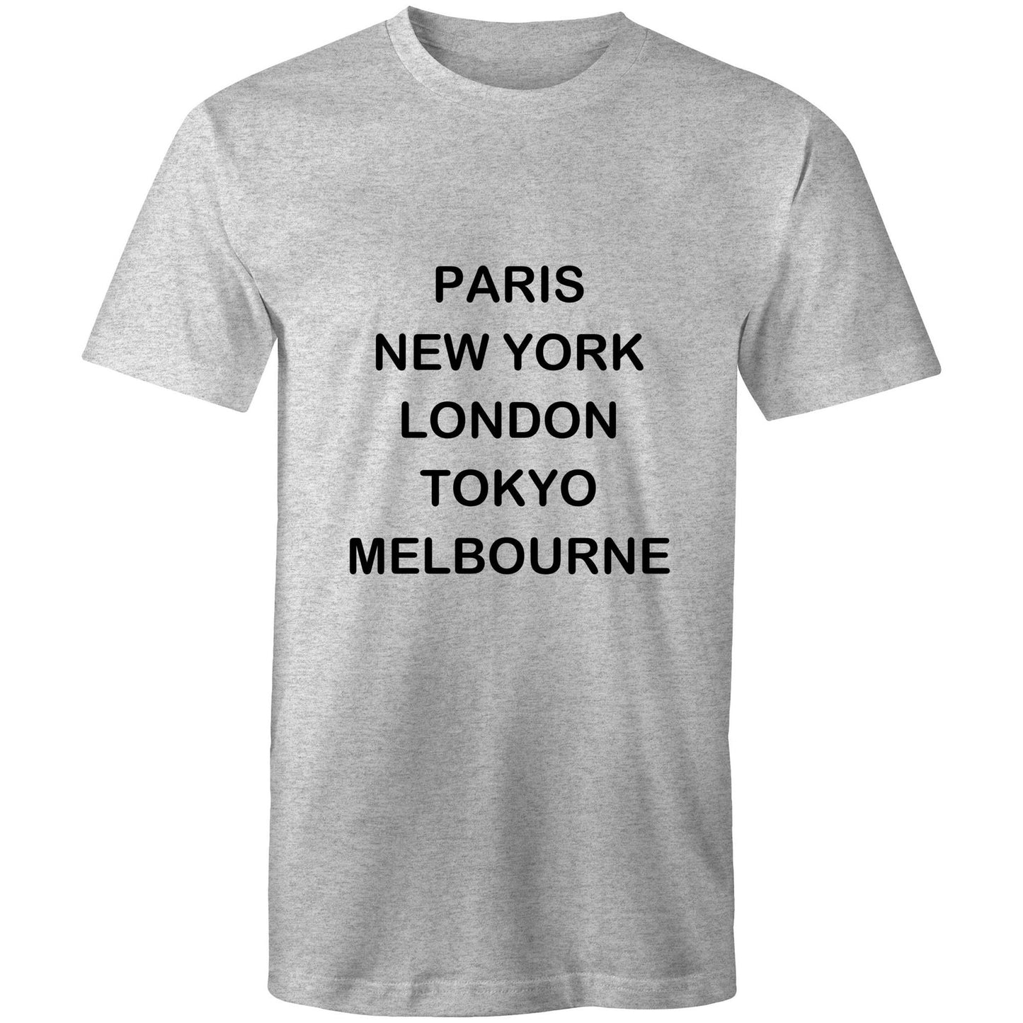 Cities of the World - Melbourne - Black text classic T-shirt
