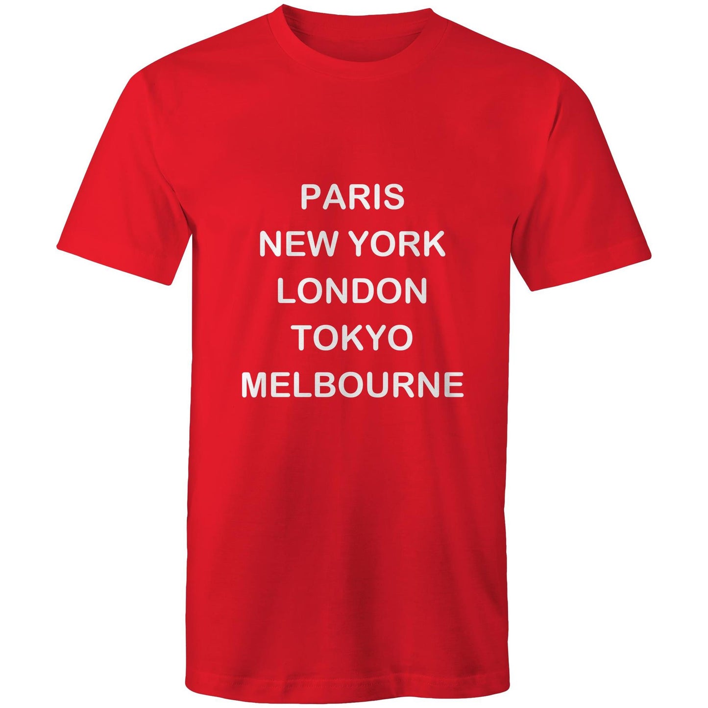 Cities of the World - Melbourne - White text classic T-shirt