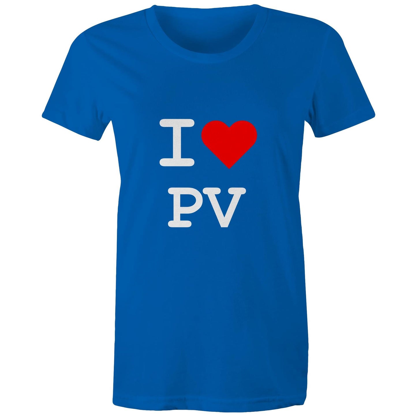 Heart Pascoe Vale - Women's Tee white text
