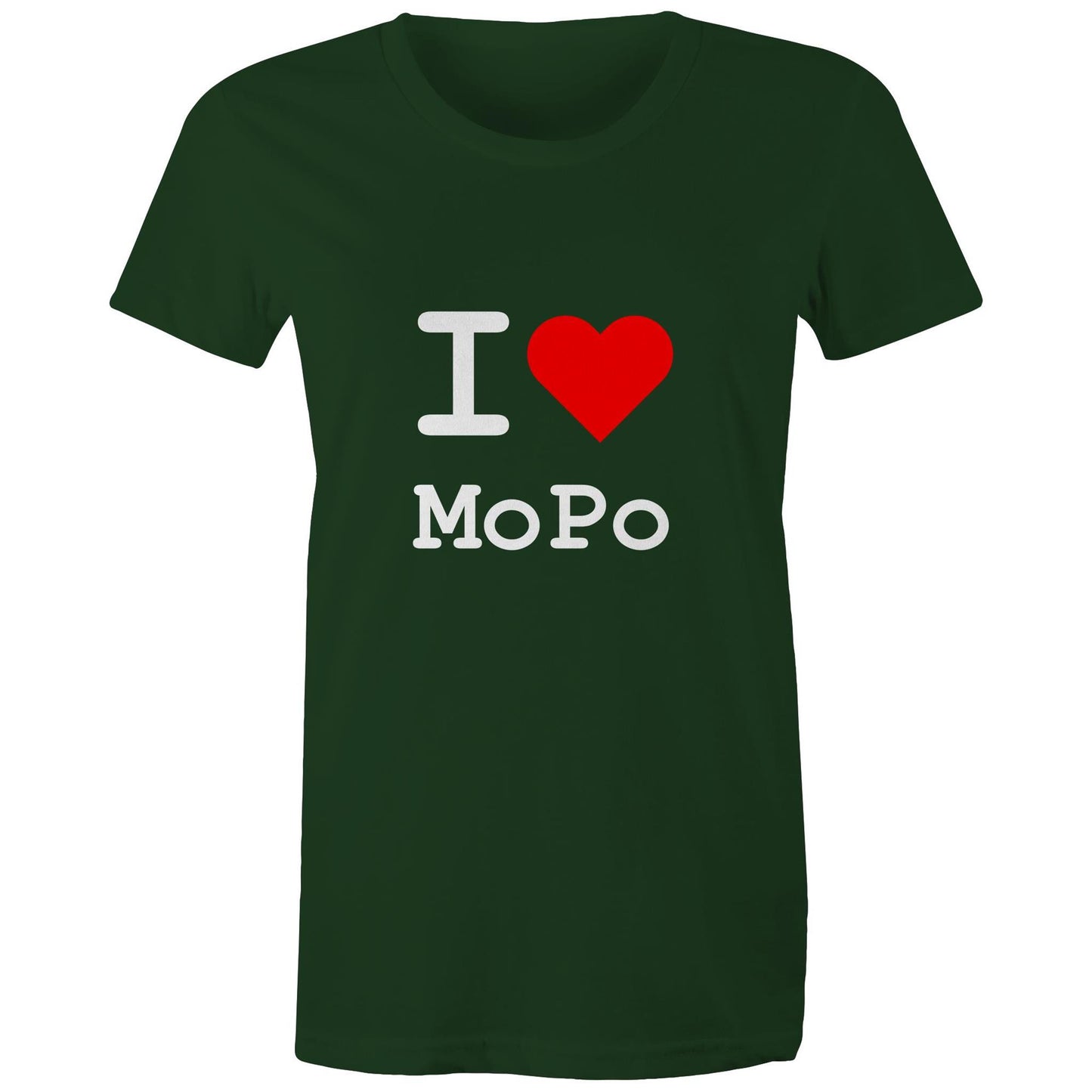 Heart Moonee Ponds - Women's Tee white text