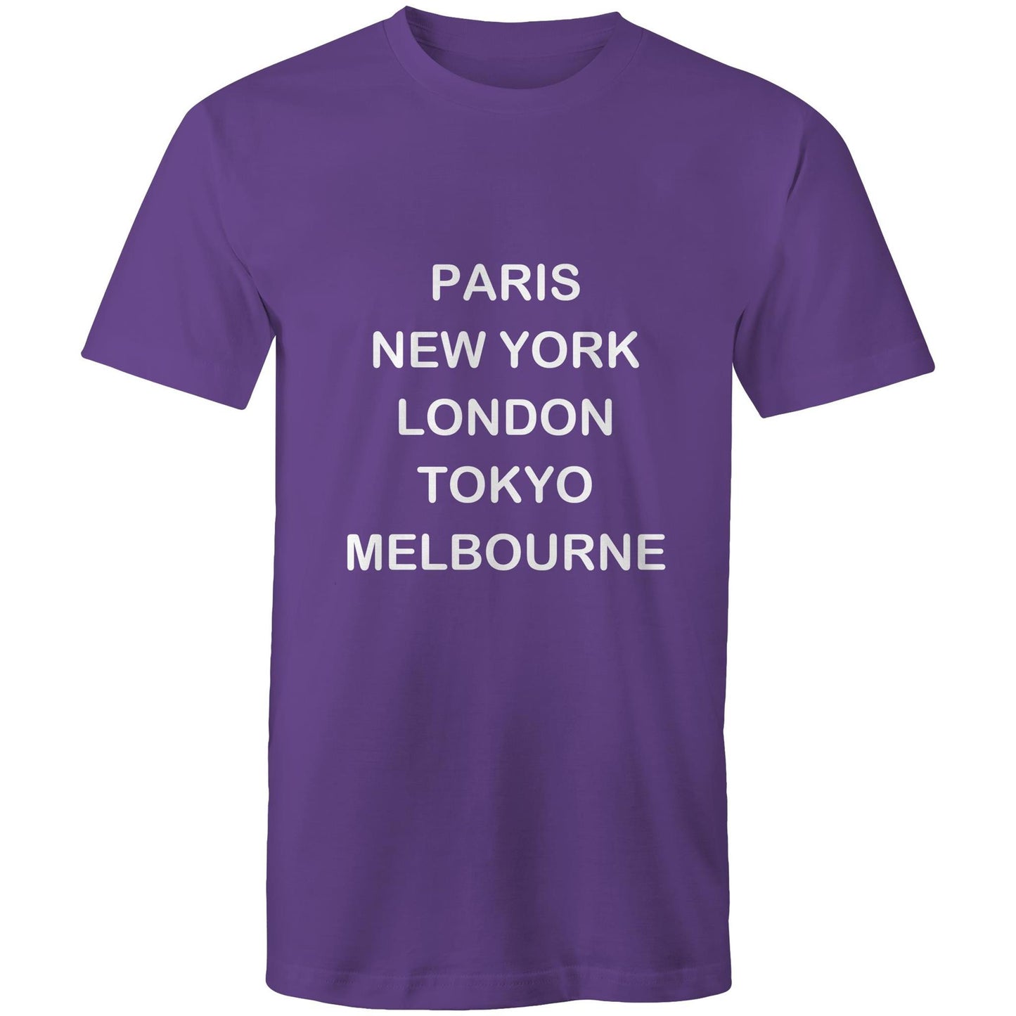 Cities of the World - Melbourne - White text classic T-shirt