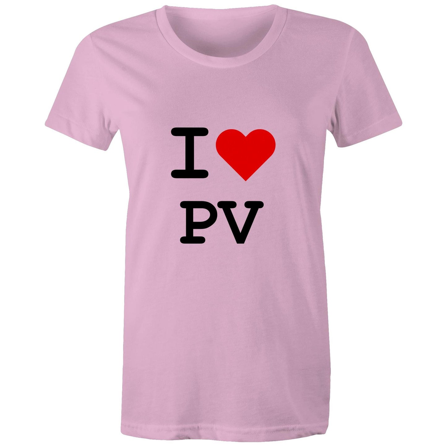 Heart Pascoe Vale - Women's Tee black text