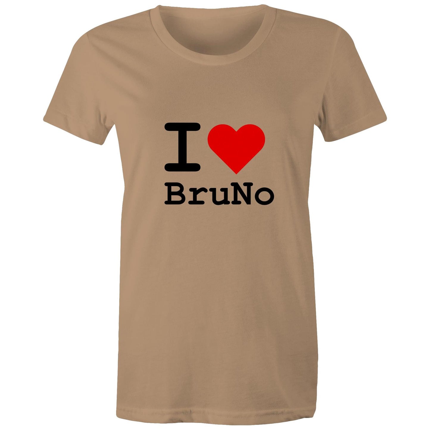 Heart Brunswick North - Women's Tee black text