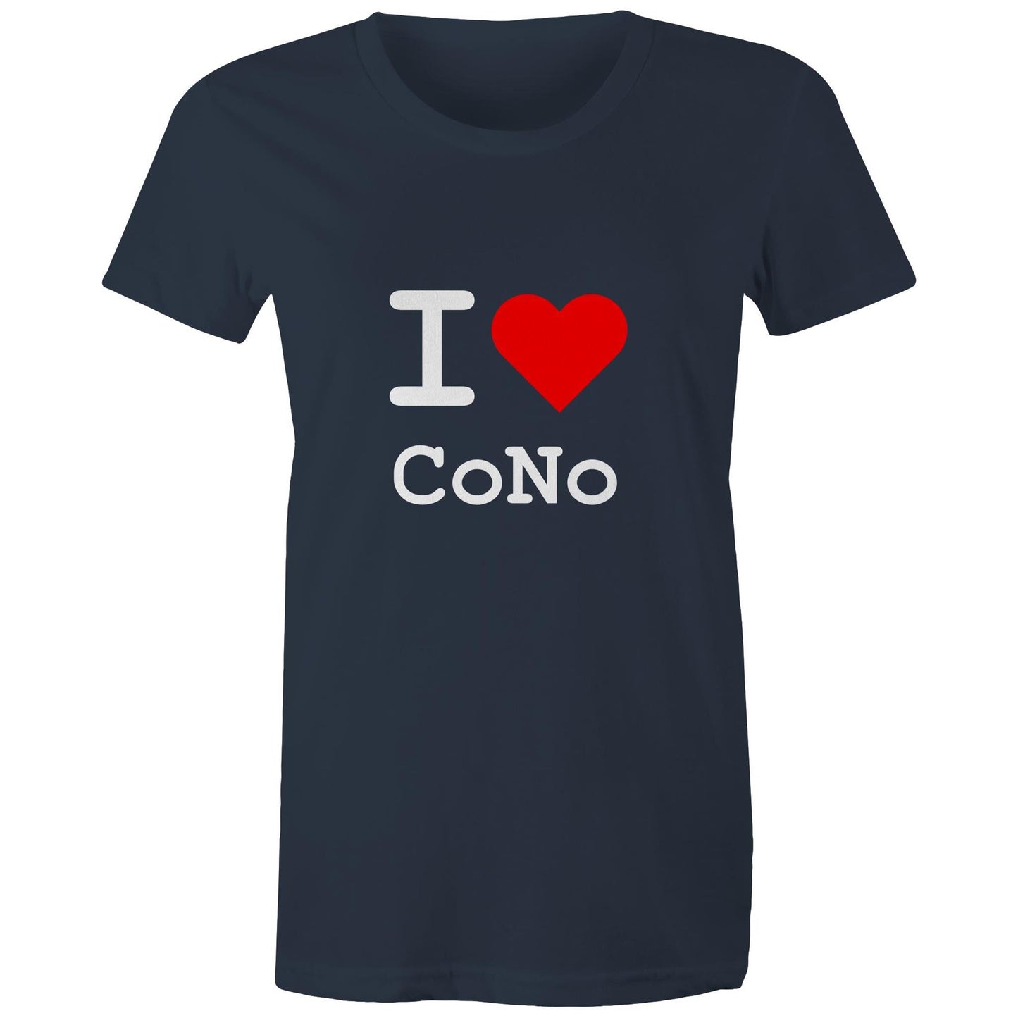Heart Coburg North - Women's Tee white text