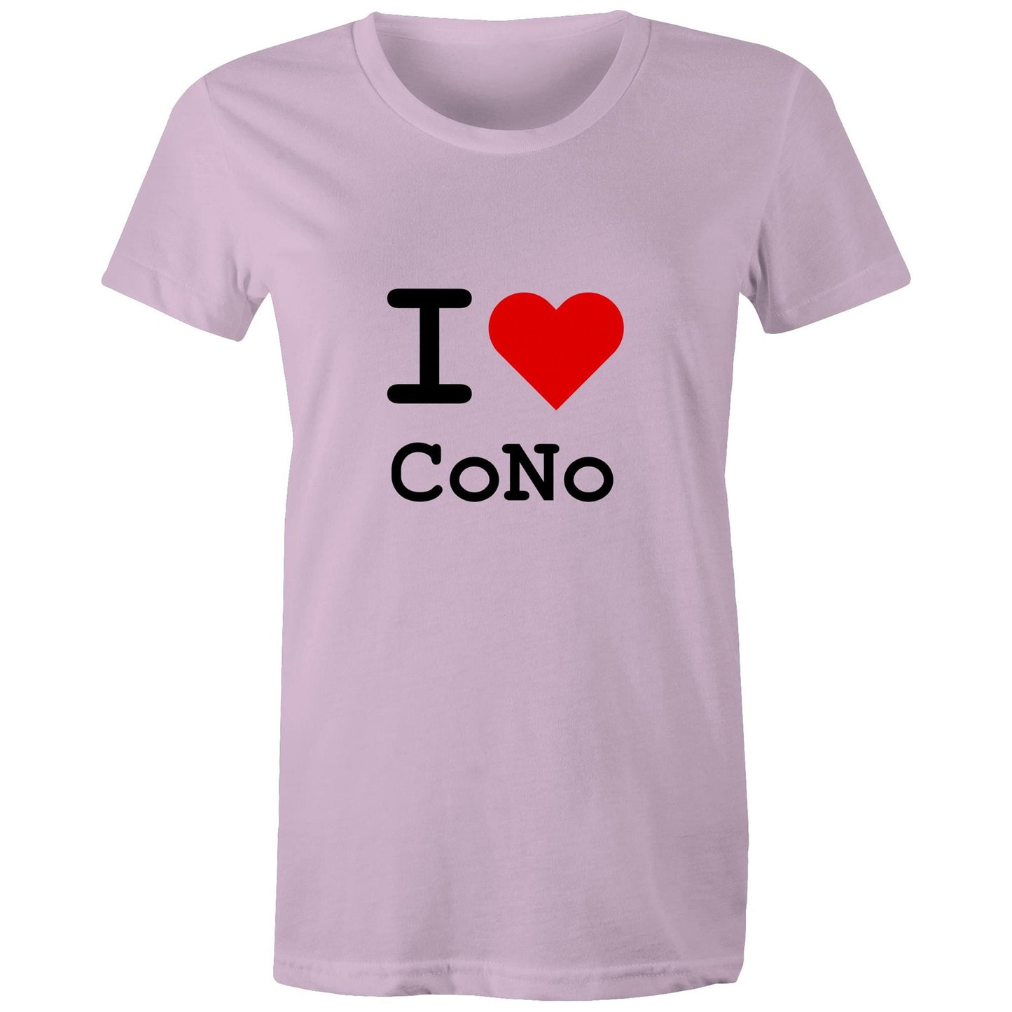 Heart Coburg North - Women's Tee black text