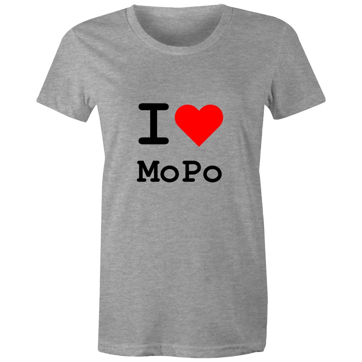 Heart Moonee Ponds - Women's Tee black text
