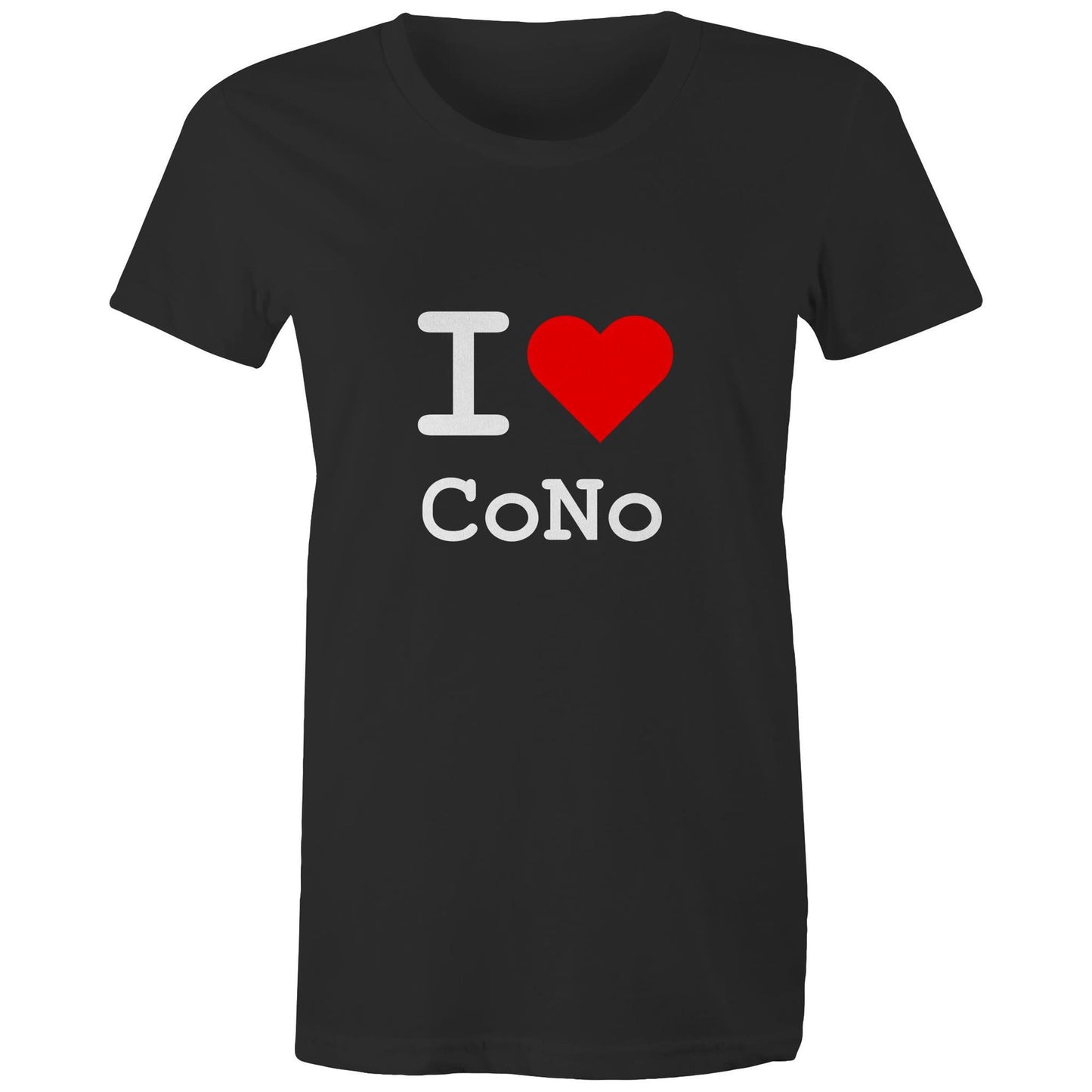 Heart Coburg North - Women's Tee white text