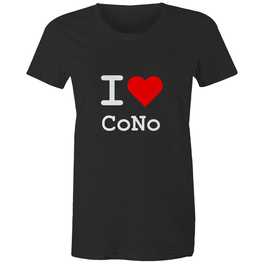 Heart Coburg North - Women's Tee white text