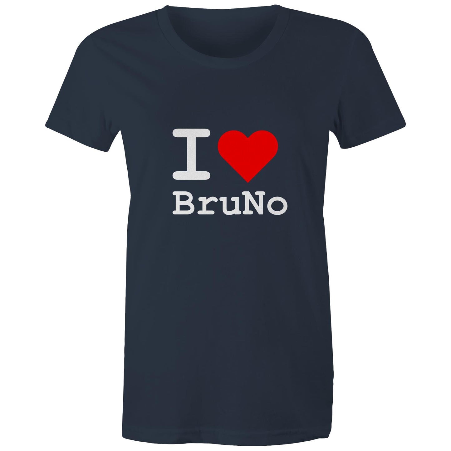 Heart Brunswick North - Women's Tee white text