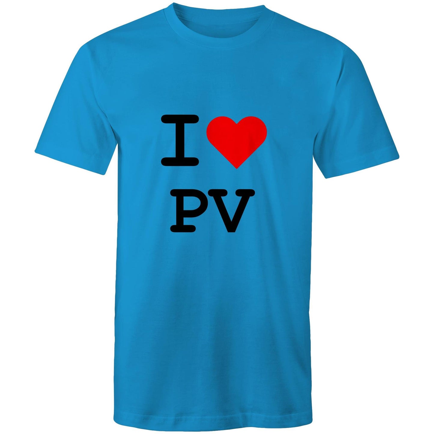 I love Pascoe Vale - Black text T-shirt
