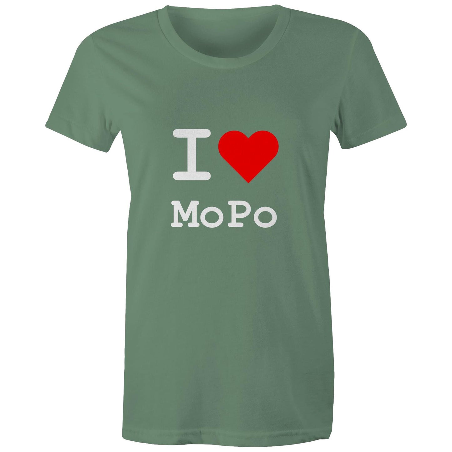 Heart Moonee Ponds - Women's Tee white text
