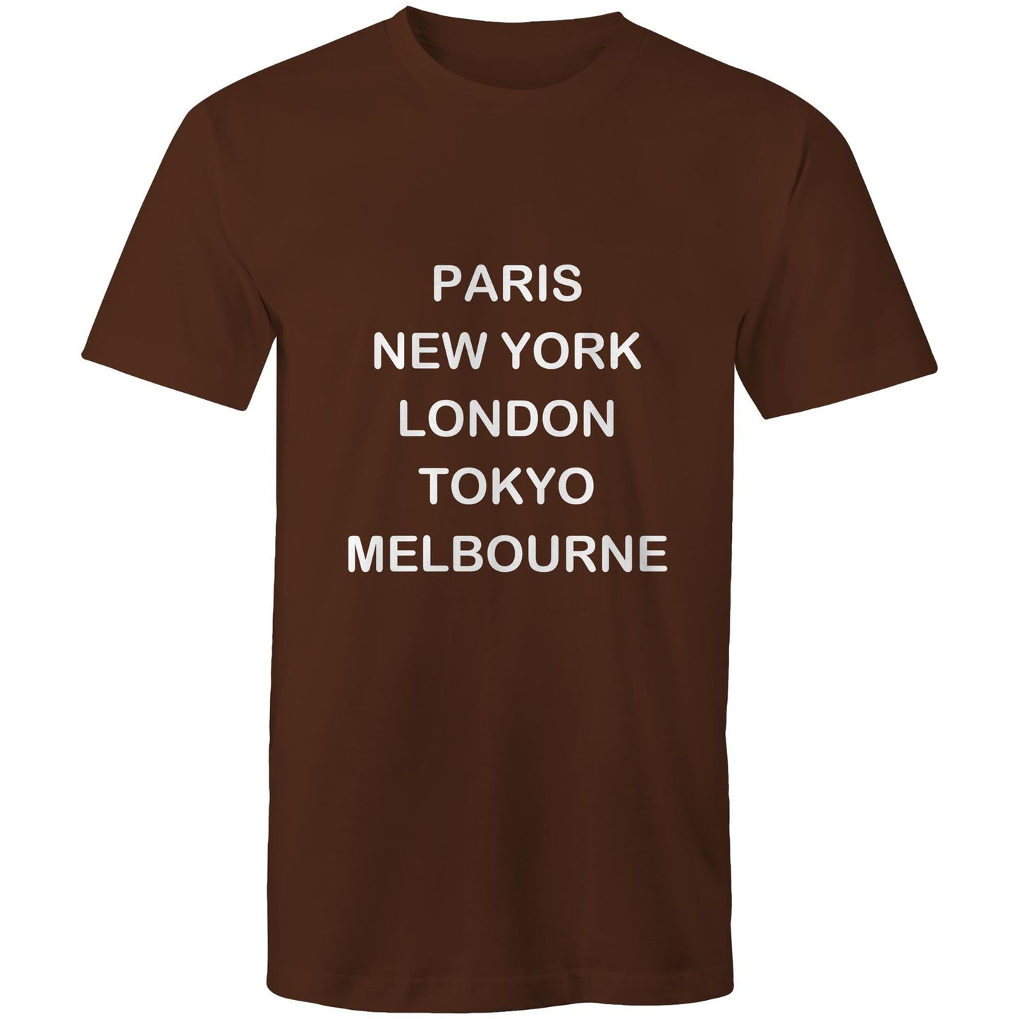 Cities of the World - Melbourne - White text classic T-shirt