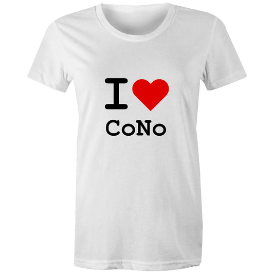 Heart Coburg North - Women's Tee black text