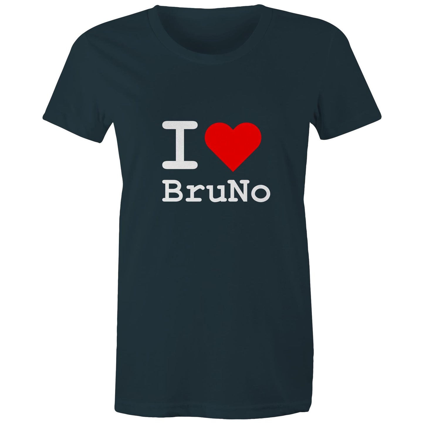 Heart Brunswick North - Women's Tee white text