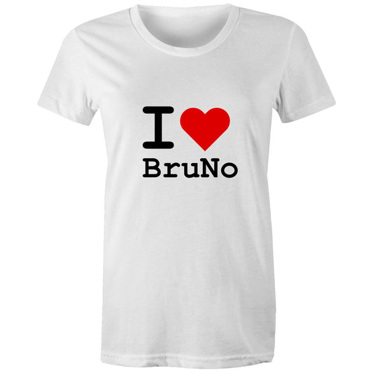 Heart Brunswick North - Women's Tee black text