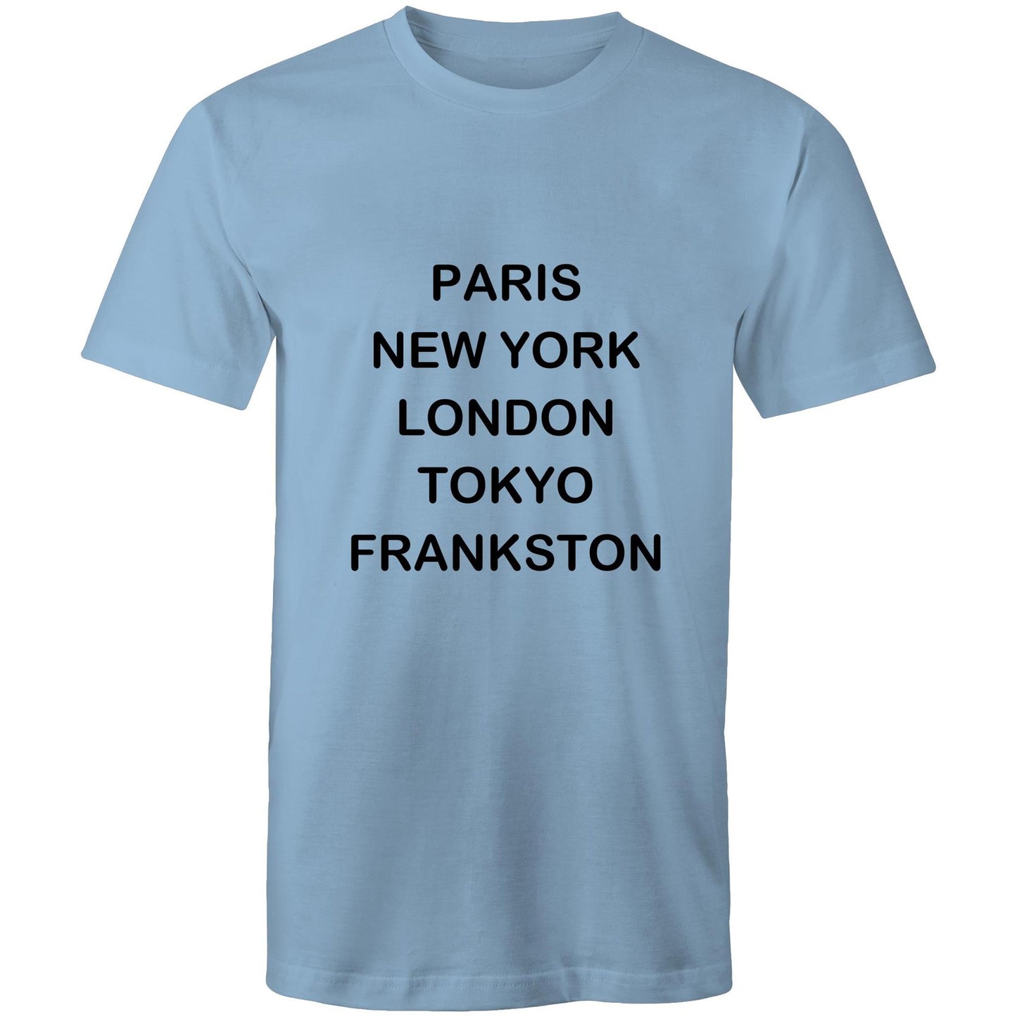 Cities of the World - Frankston - Black text classic T-shirt