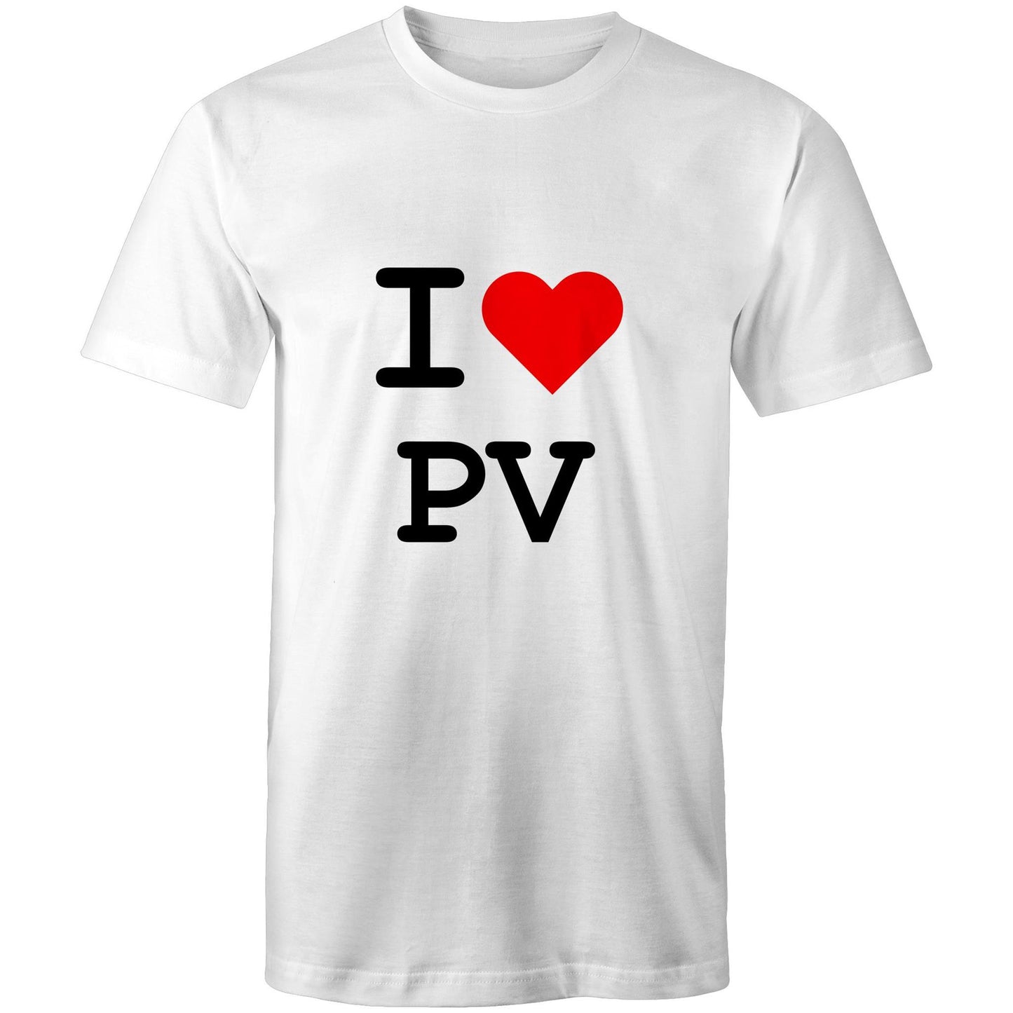 I love Pascoe Vale - Black text T-shirt