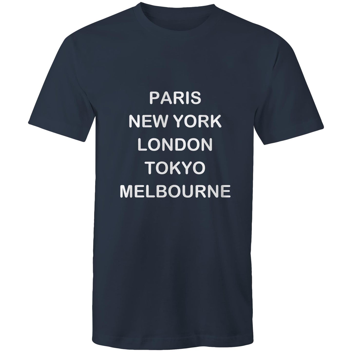 Cities of the World - Melbourne - White text classic T-shirt