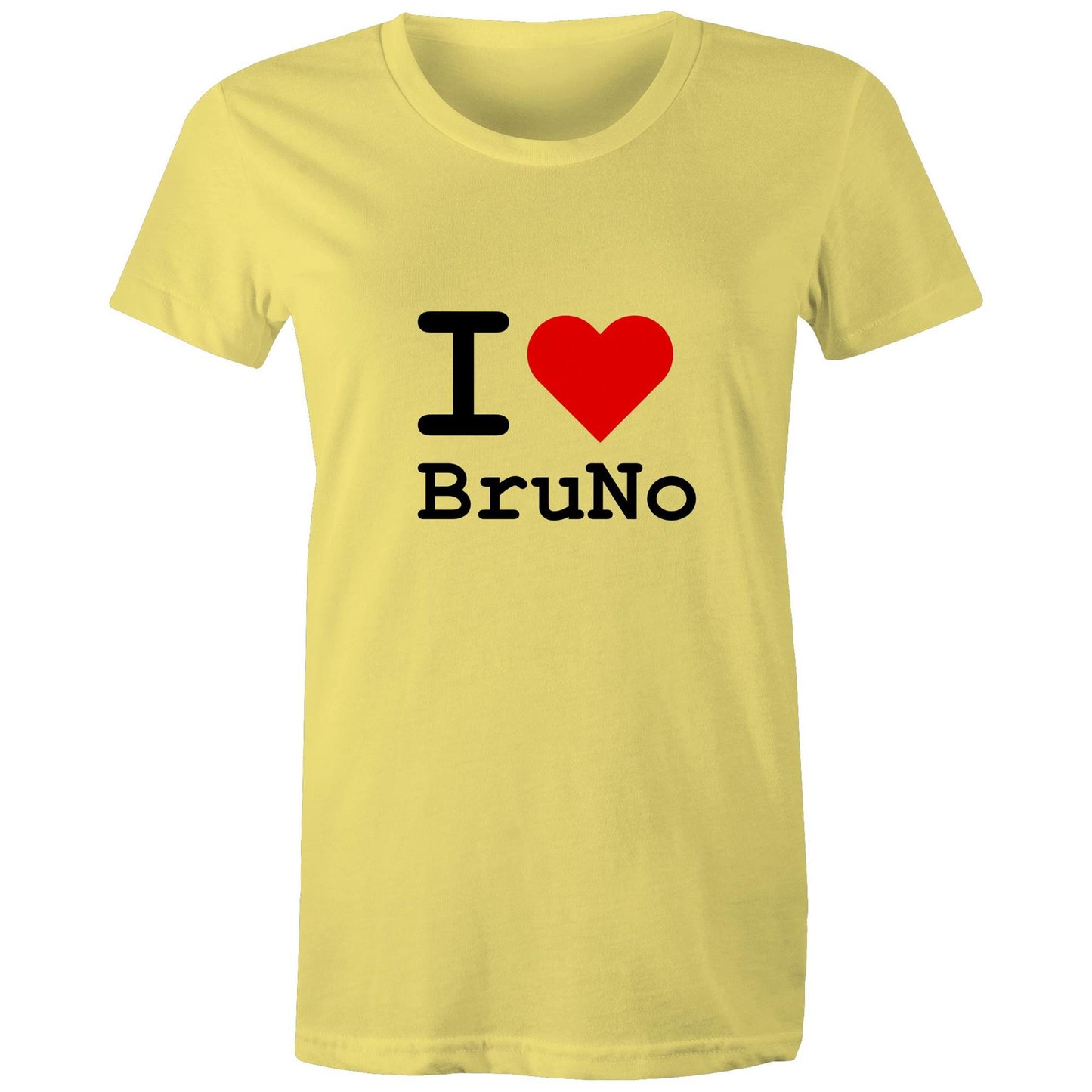 Heart Brunswick North - Women's Tee black text