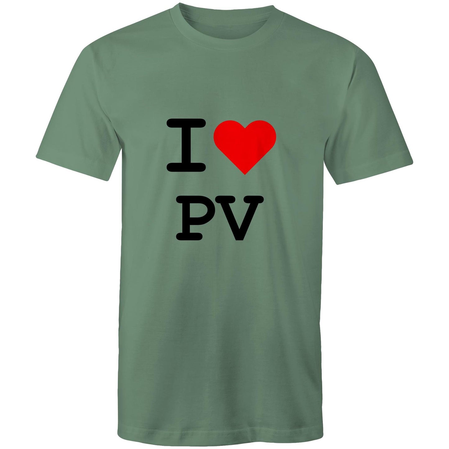 I love Pascoe Vale - Black text T-shirt
