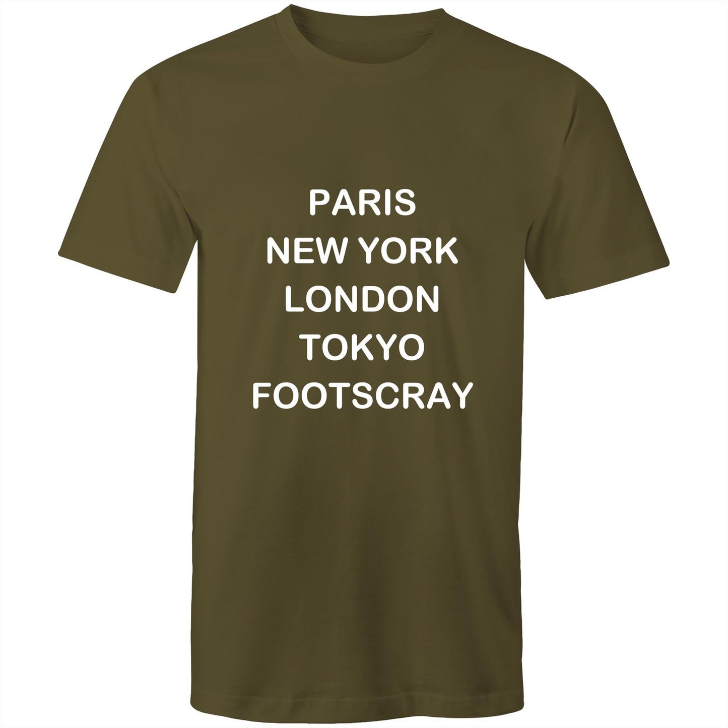 Cities of the World - Footscray - White text Classic T-shirt