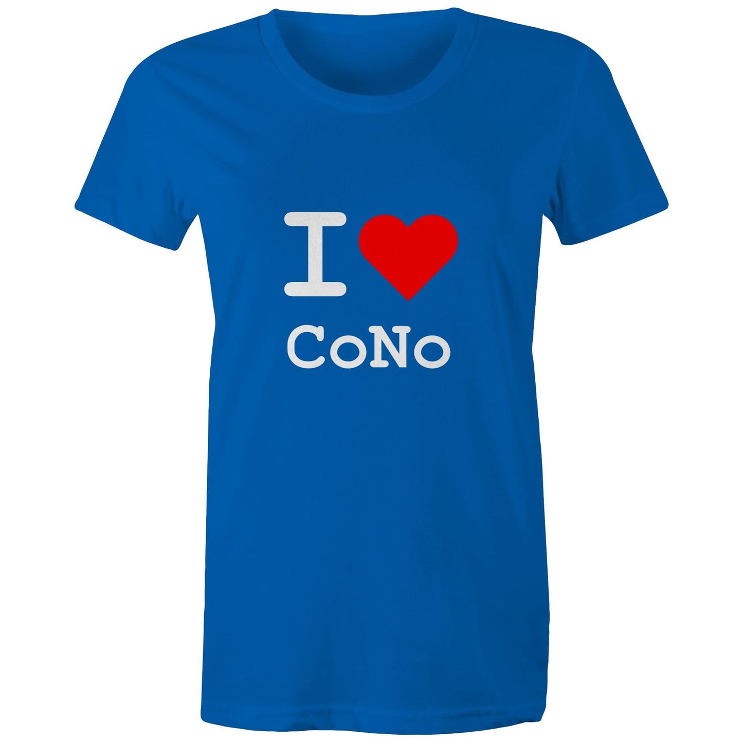 Heart Coburg North - Women's Tee white text