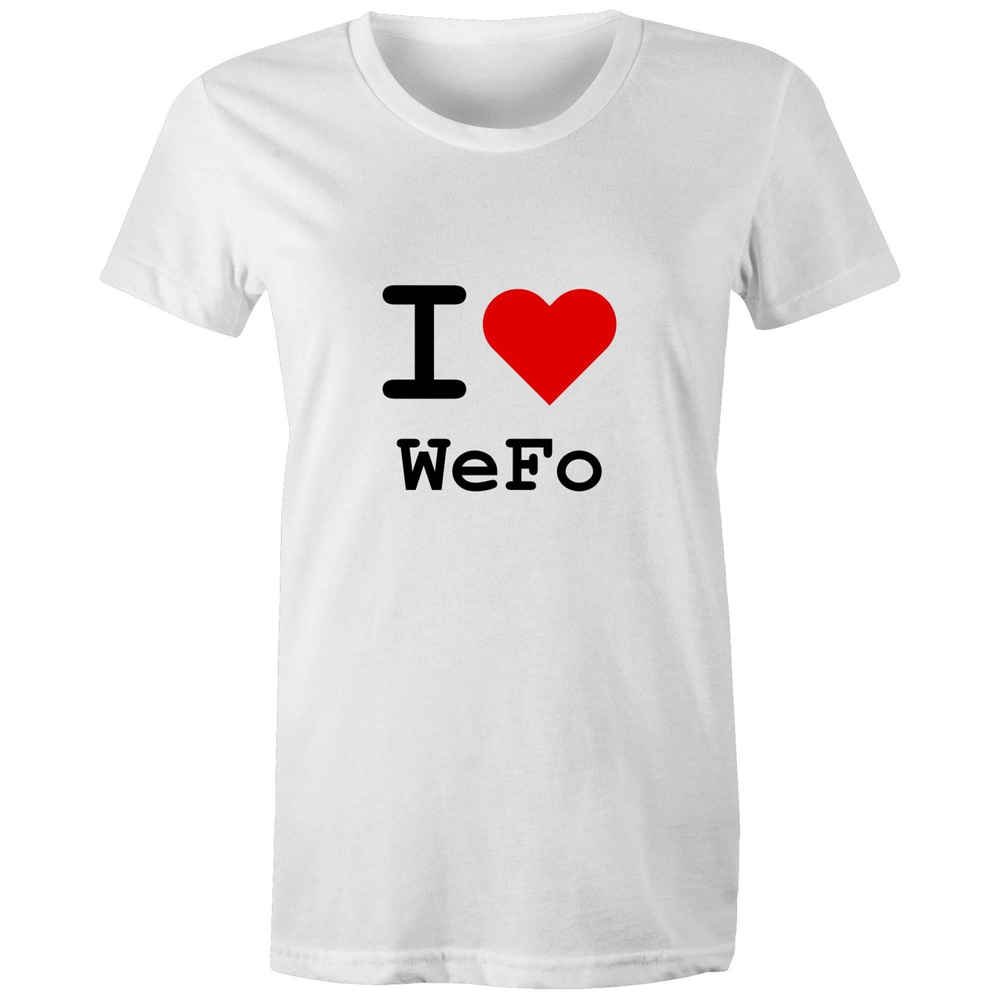 Heart West Footscray - Women's Tee black text